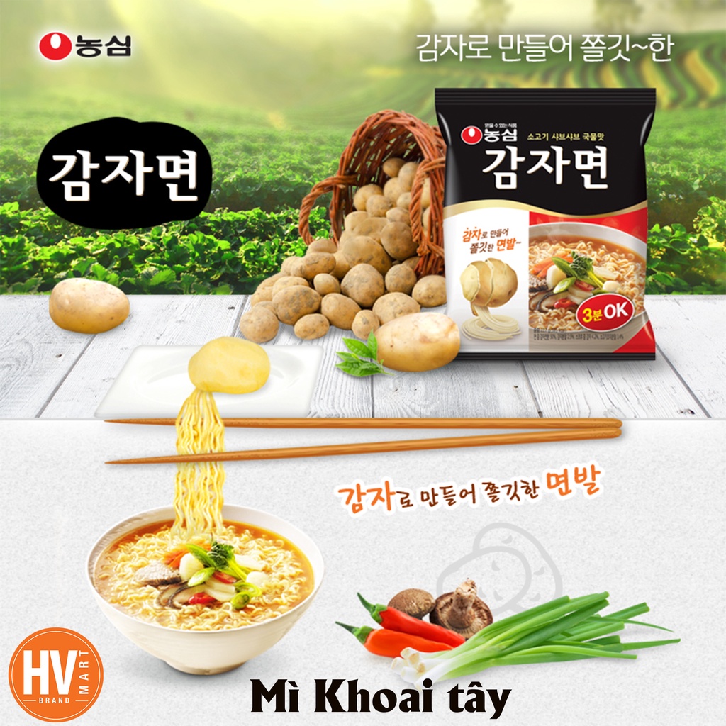 Mì khoai tây Nongshim ảnh 1