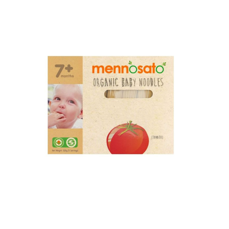 Mì (mỳ) sợi hỗn hợp rau củ hữu cơ cho bé Mennosato ảnh 2