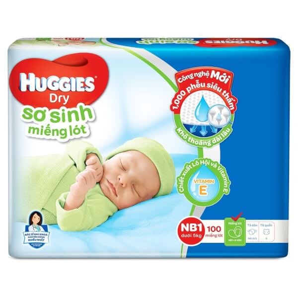 Miếng lót sơ sinh Huggies ảnh 2