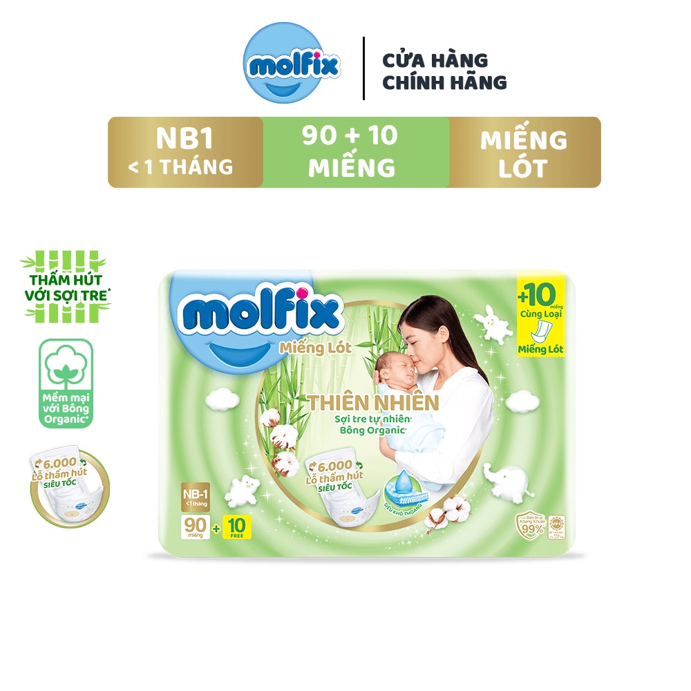 Miếng lót sơ sinh Molfix ảnh 1