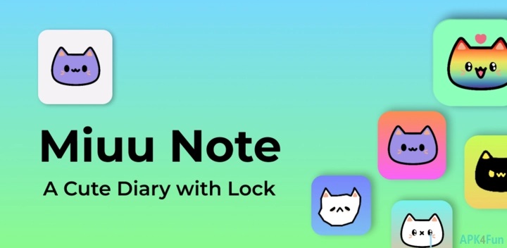 Miuu Note-Cute Diary With Lock ảnh 1