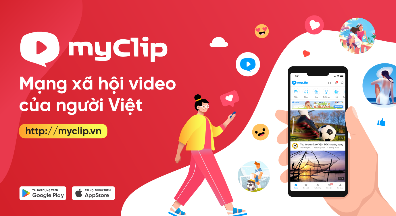 MyClip - Mạng xã hội Video ảnh 1