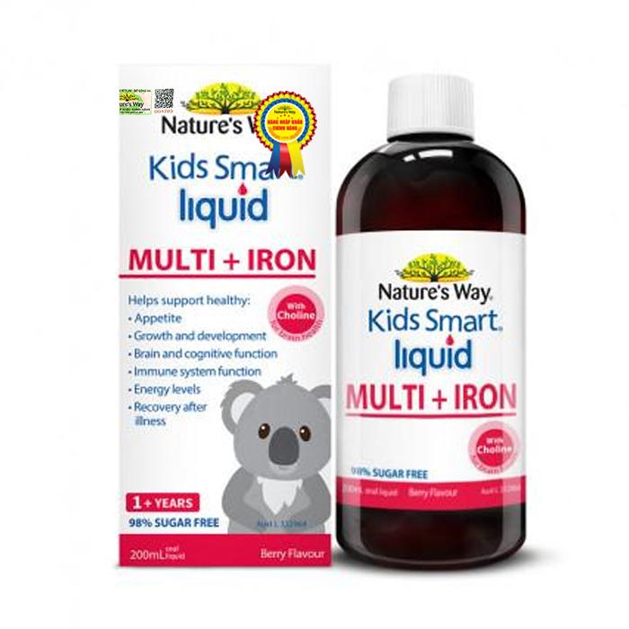 NATURE'S WAY KIDS SMART LIQUID MULTI IRON ảnh 1