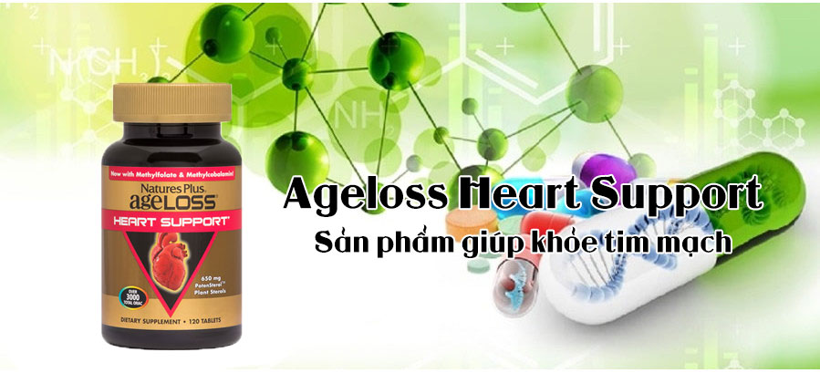 Nature's Plus Ageloss Heart Support - Viên uống hỗ trợ hệ tim mạch ảnh 2
