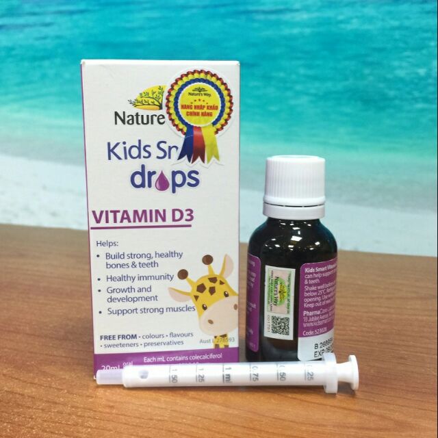 sản phẩm vitamin D tốt nhất dành cho trẻ em