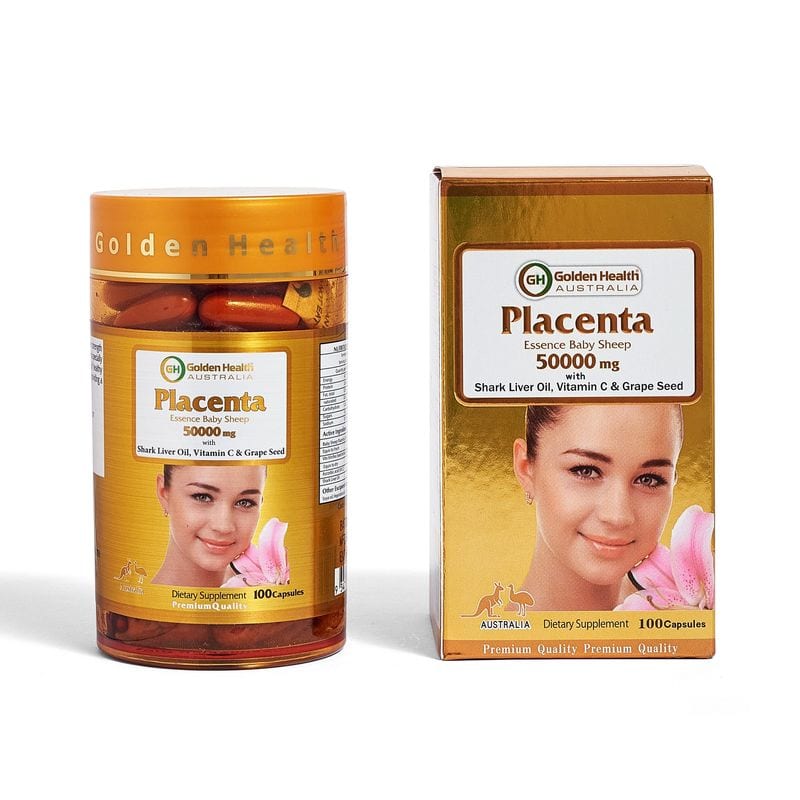 Nhau Thai Cừu Golden Health Placenta 50000mg ảnh 2