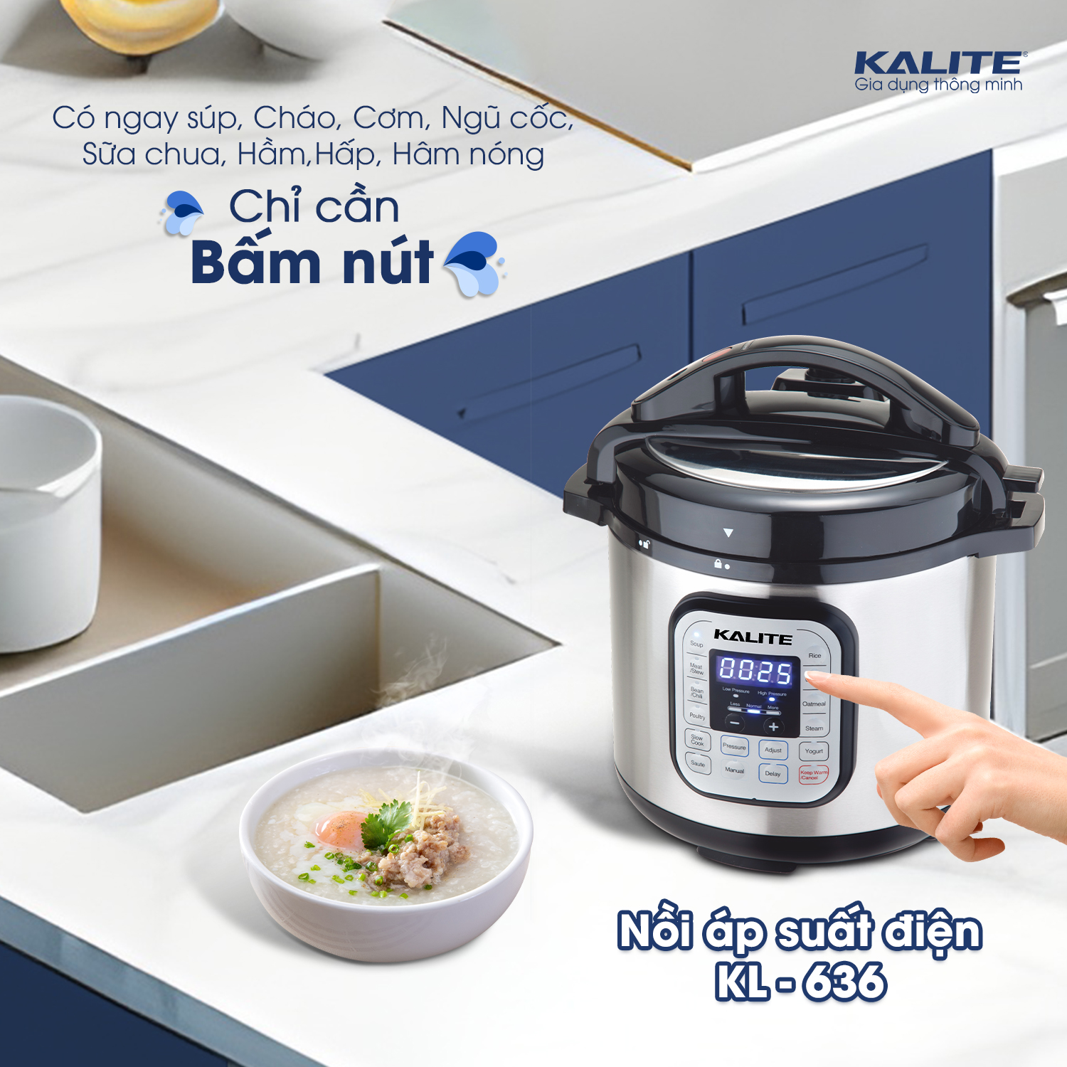 Nồi áp suất điện Kalite ảnh 2