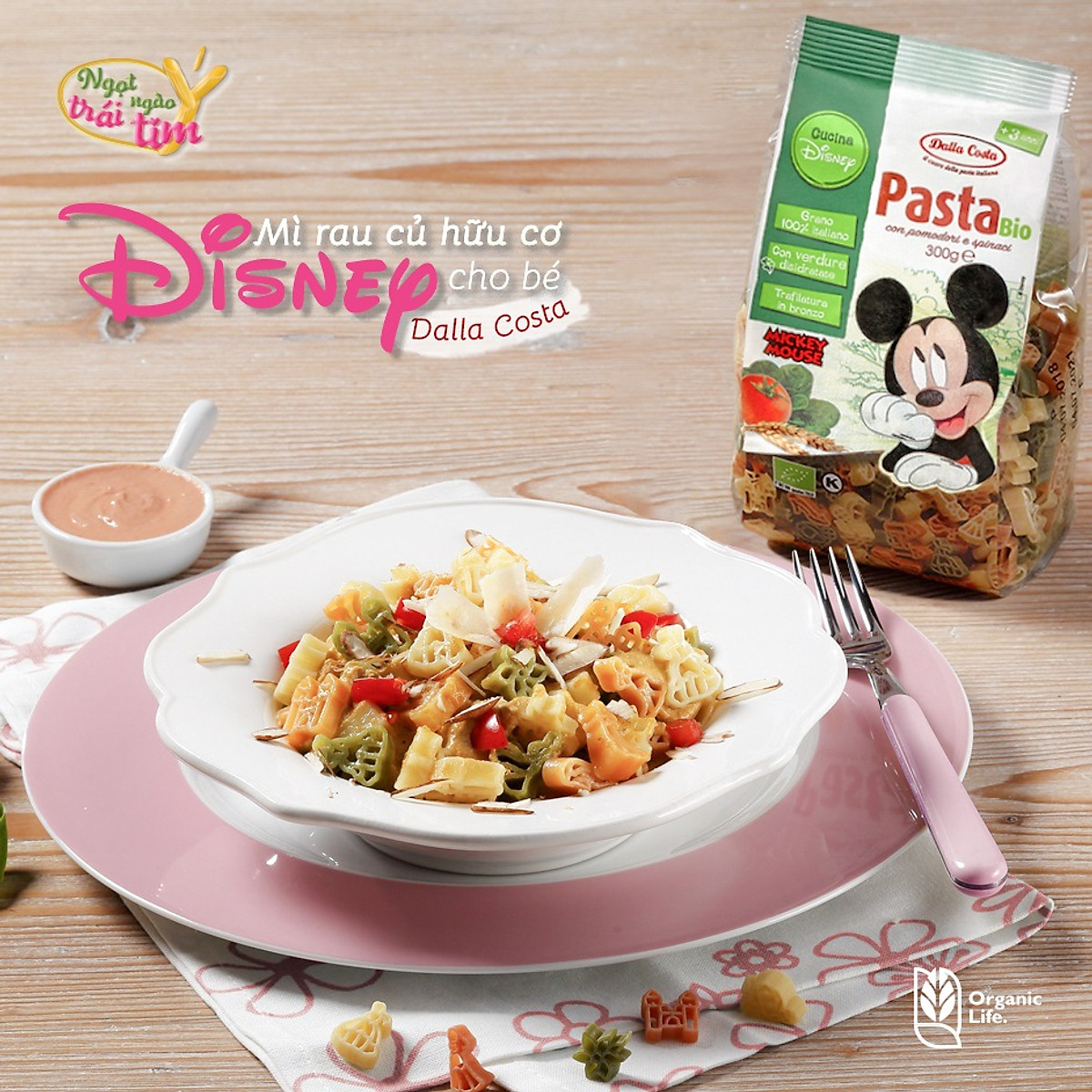 Nui Rau Củ Hữu Cơ Cho Bé Hình Chuột Mickey Dalla Costa ảnh 1