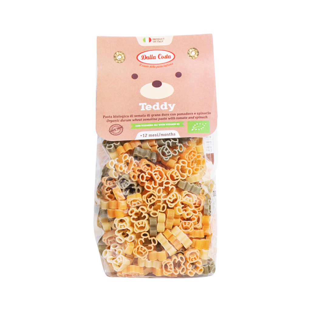 Nui Rau Củ Hữu Cơ Cho Bé Hình Gấu Teddy – Probios Organic Teddy Bear Vegetable Noodles ảnh 2