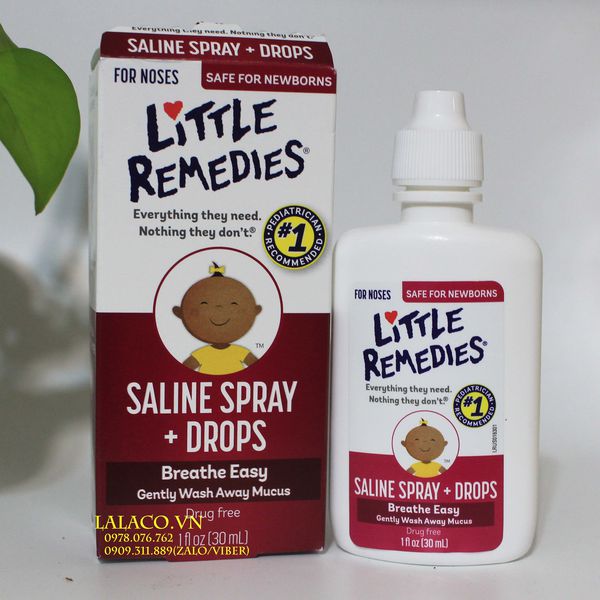 Nước Nhỏ Mũi Little Remedies ảnh 1