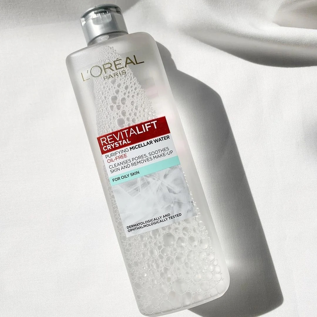 Nước Tẩy Trang L’Oréal Paris Revitalift Crystal Purifying Micellar Water ảnh 1