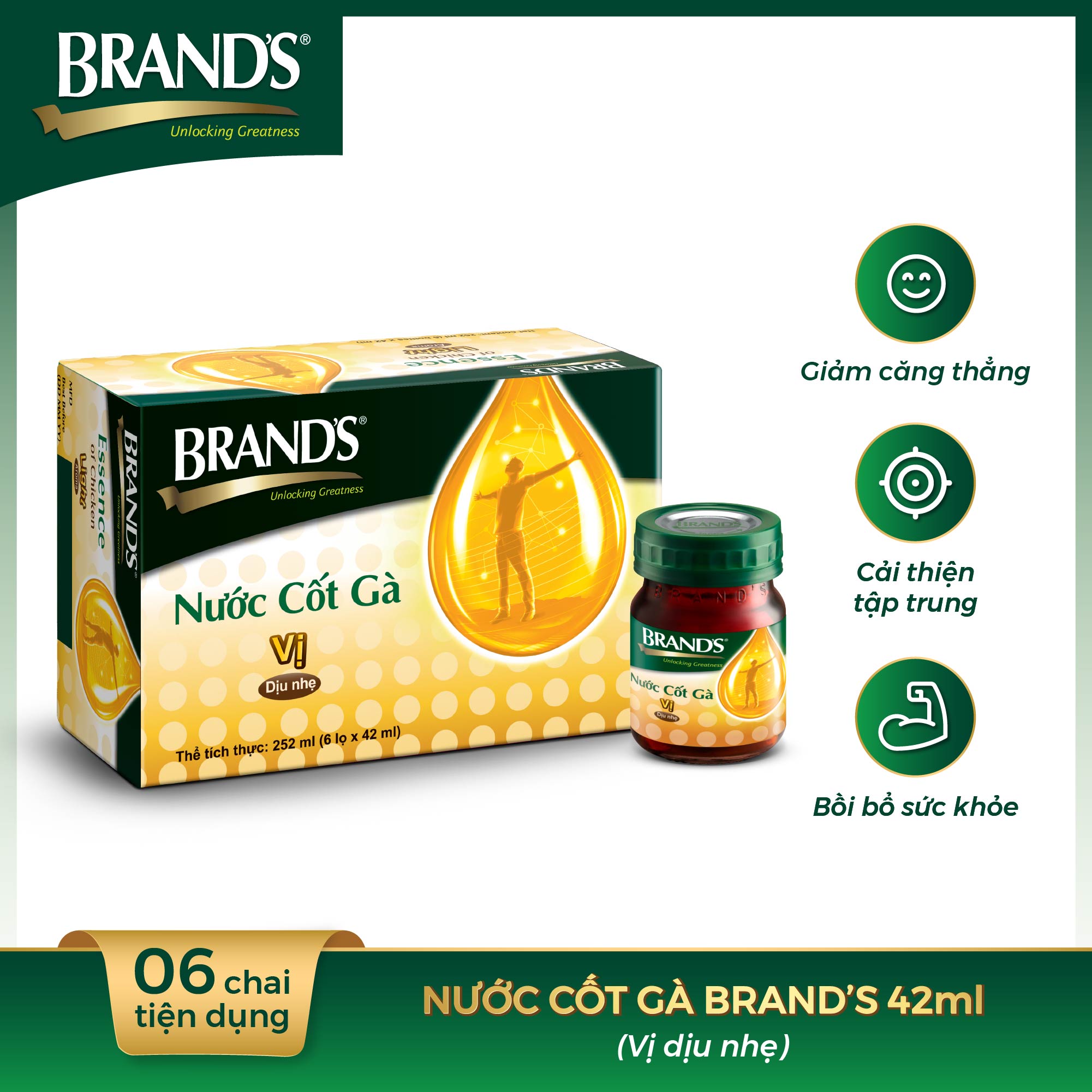 Nước cốt gà Vị dịu nhẹ Brand's ảnh 1