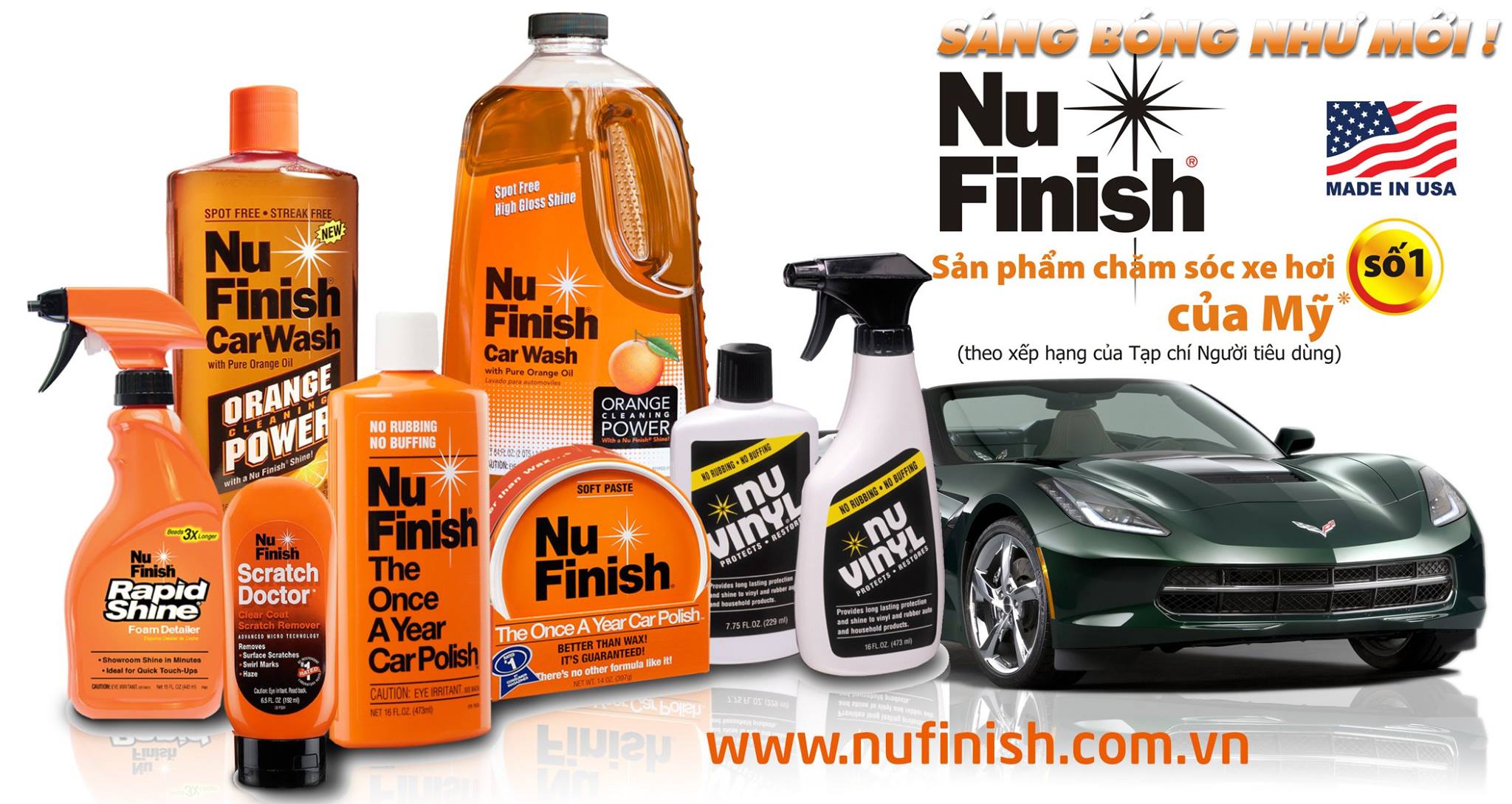 Nước rửa xe cao cấp Nu Finish ảnh 2