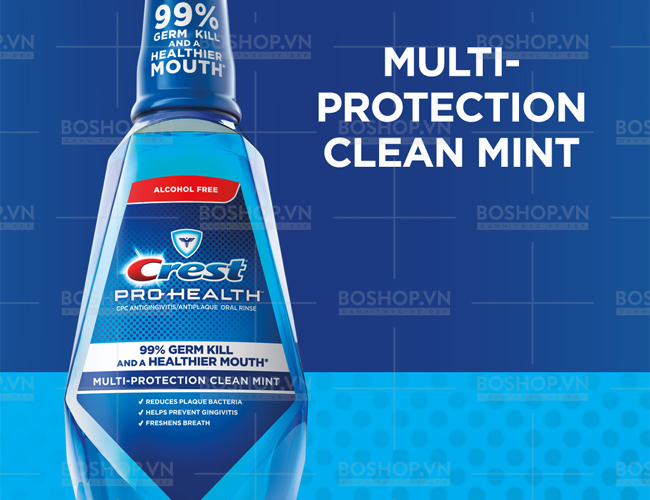 Nước súc miệng Crest Pro-Health Advanced Mouthwash ảnh 1