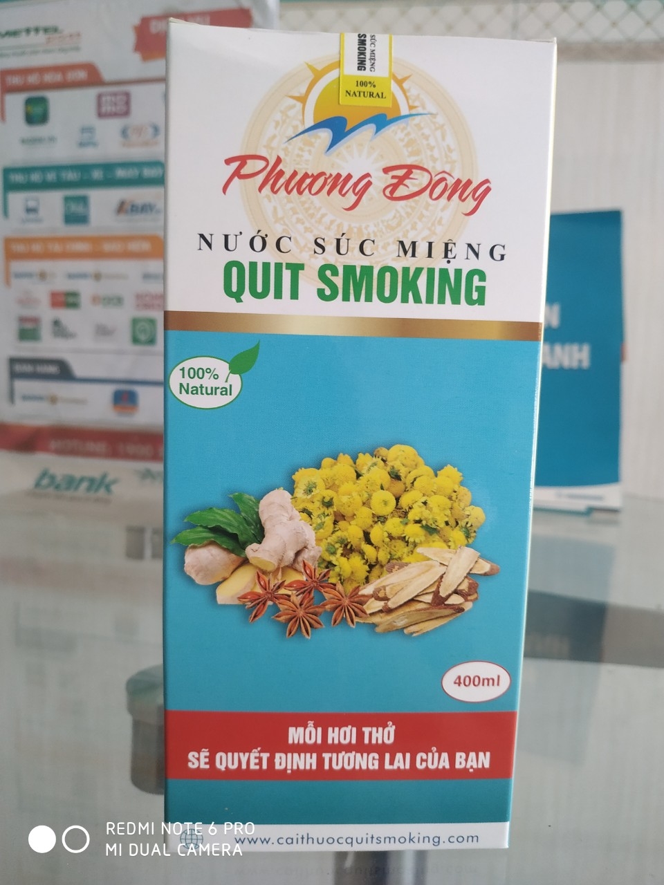 Nước súc miệng Quit Smoking ảnh 1