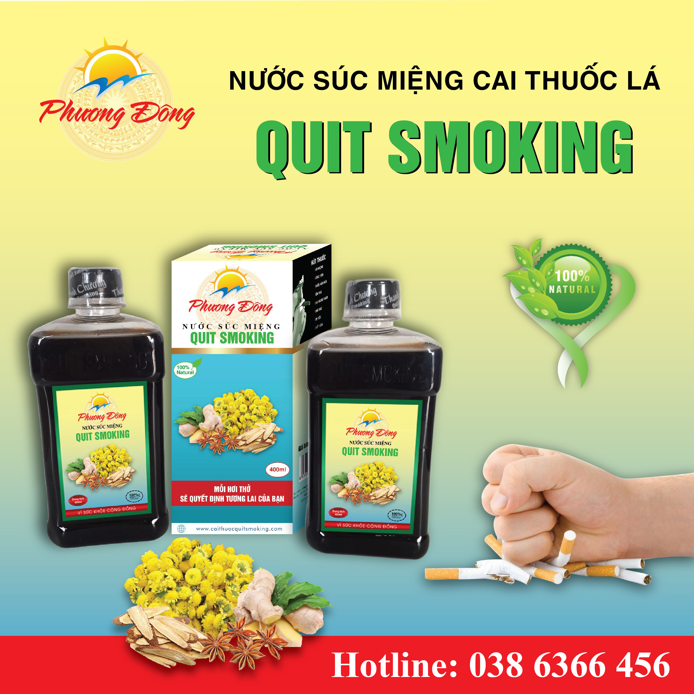 Nước súc miệng Quit Smoking ảnh 2