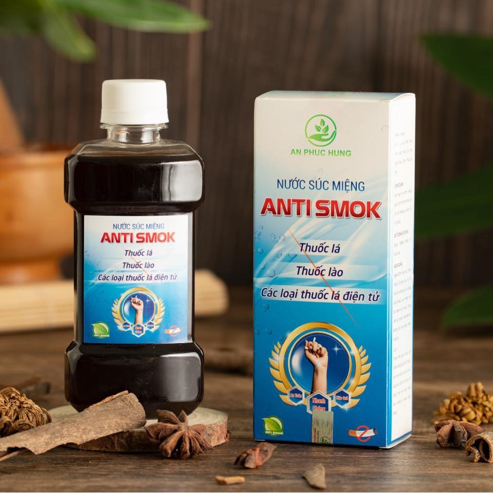 Nước súc miệng cai thuốc lá Anti Smok ảnh 1