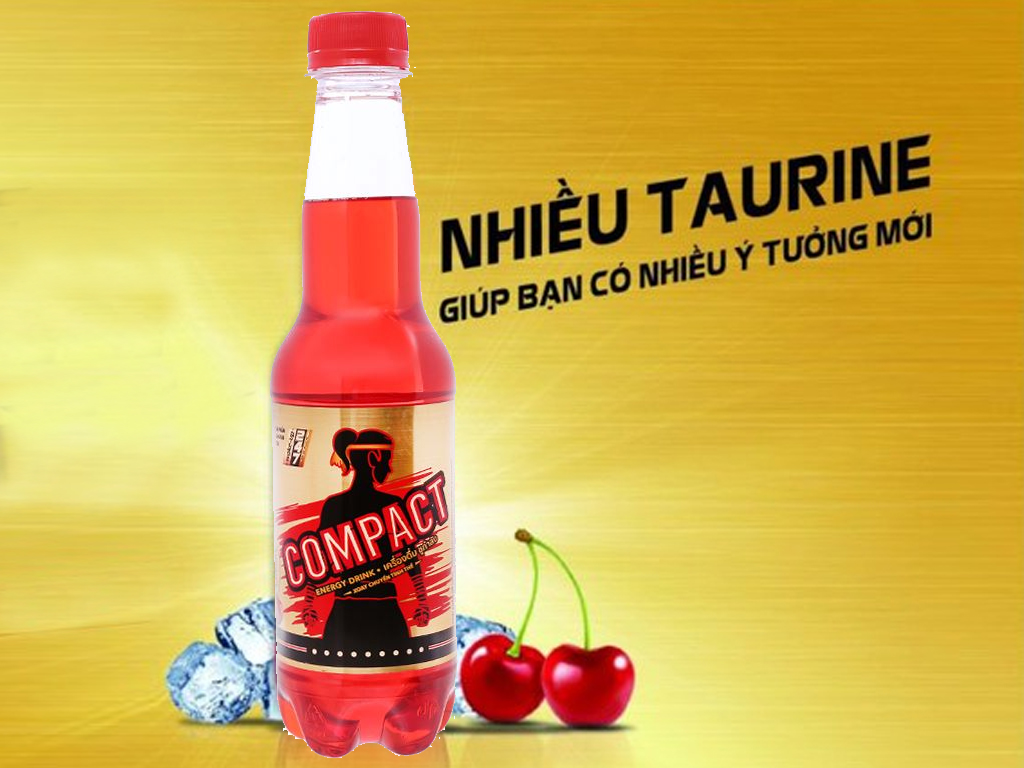 Nước tăng lực Compact vị cherry ảnh 1