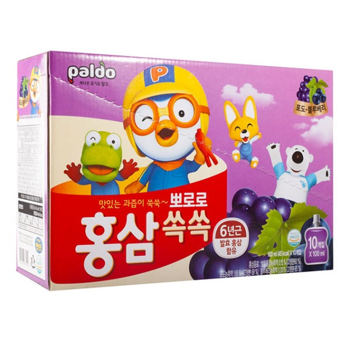 Nước uống hồng sâm Pororo ảnh 2