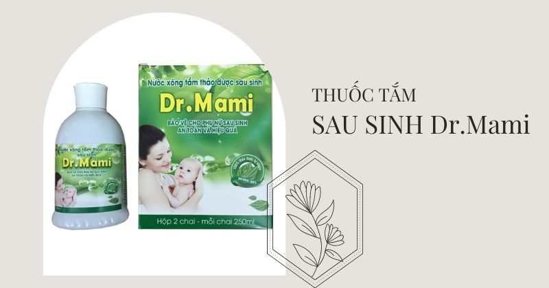 Nước xông tắm thảo dược sau sinh Dr.Mami ảnh 1