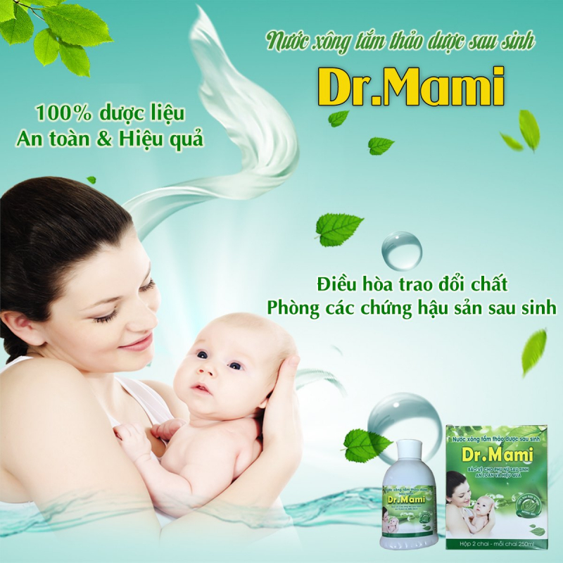 Nước xông tắm thảo dược sau sinh Dr.Mami ảnh 2