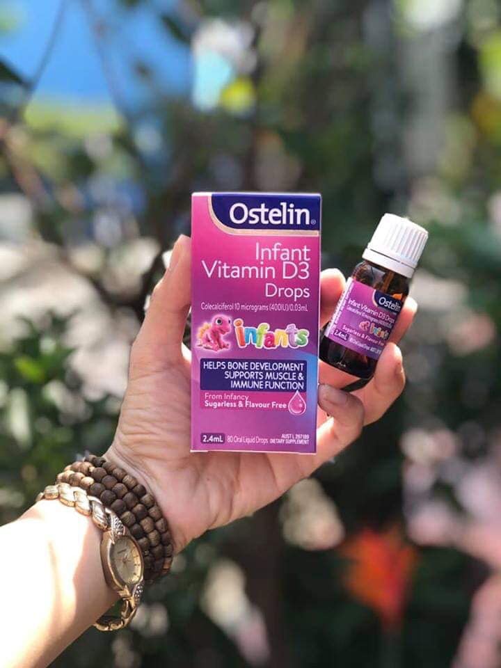 Ostelin Infant Vitamin D3 Drop Úc ảnh 1