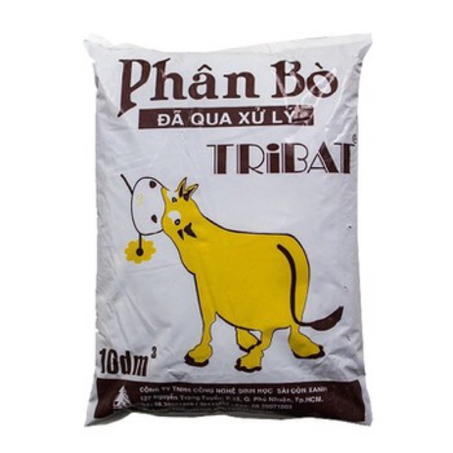 Phân bò sạch hữu cơ nguyên chất Tribat 10dm3 ảnh 1