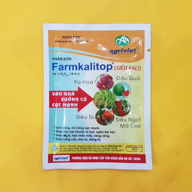 Phân bón FARMKALITOP ảnh 2