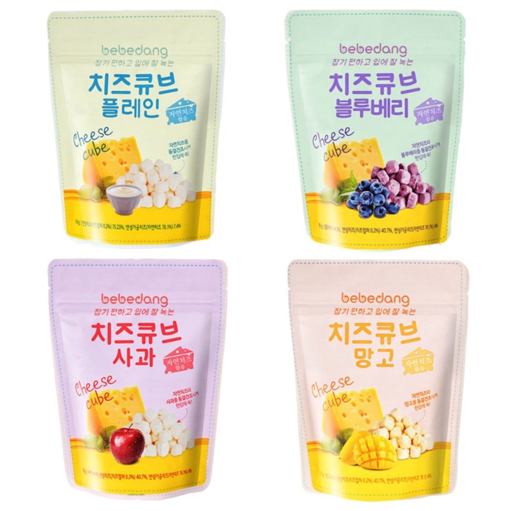 Phô mai hoa quả khô sấy lạnh Bebedang Hàn Quốc ảnh 2
