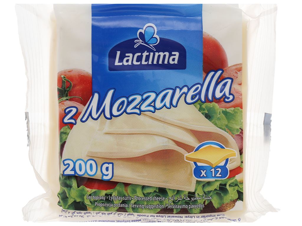 Phô mai lát Lactima Mozzarella ảnh 2