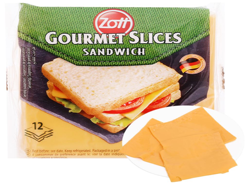 Phô mai lát Sandwich Zott ảnh 2