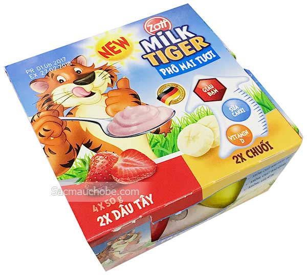 Phô mai tươi Zott Milk Tiger ảnh 1