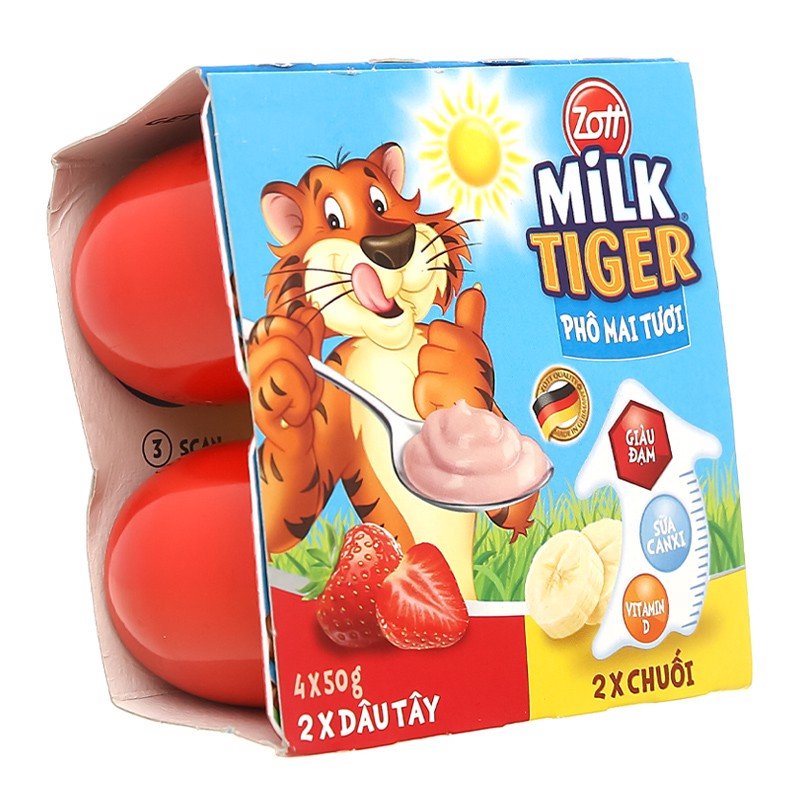 Phô mai tươi Zott Milk Tiger ảnh 2