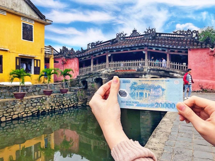 Phong cảnh Chùa Cầu, Hội An, Quảng Nam - Mệnh giá 20.000 đồng ảnh 1