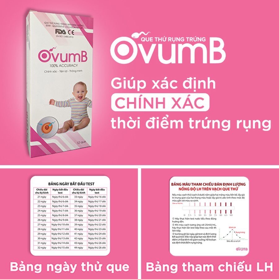 Que Thử Rụng Trứng OvumB ảnh 2