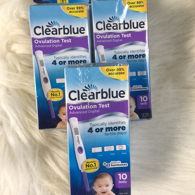 Que thử rụng trứng điện tử Clearblue ảnh 1