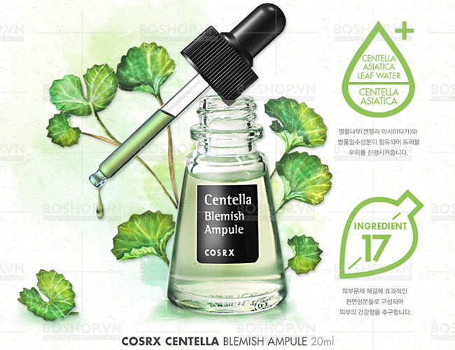 SERUM TRỊ MỤN COSRX CENTELLA BLEMISH AMPULE ảnh 1