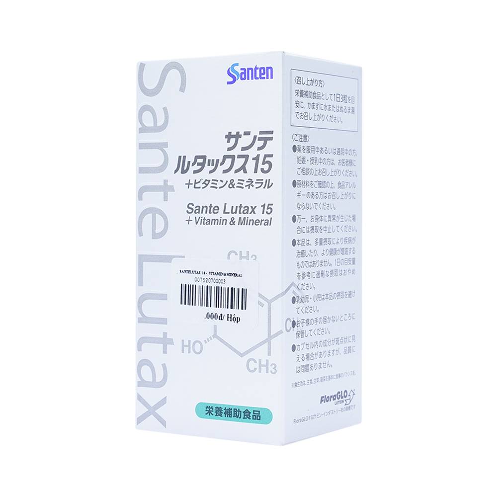 Sante Lutax 15 + Vitamin & Mineral ảnh 1