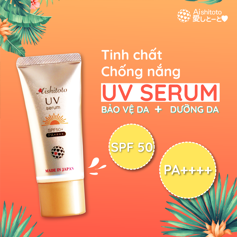 Serum Chống Nắng SPF50 Và PA Cộng Aishitoto UV ảnh 1