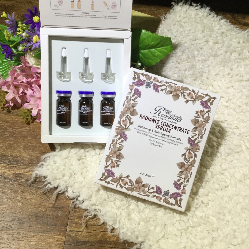 Serum Tinh Chất Nhau Thai Cừu Rosanna Radiance Concentrate ảnh 1