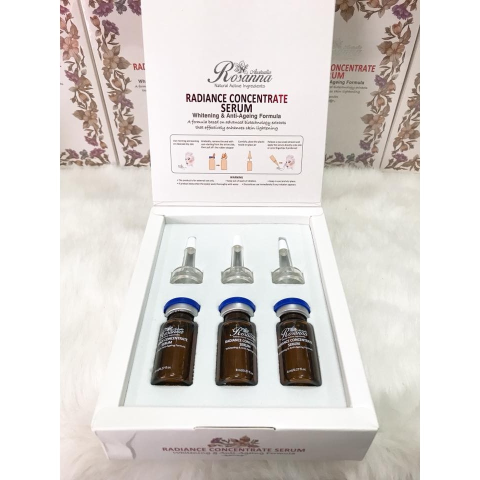 Serum Tinh Chất Nhau Thai Cừu Rosanna Radiance Concentrate ảnh 2