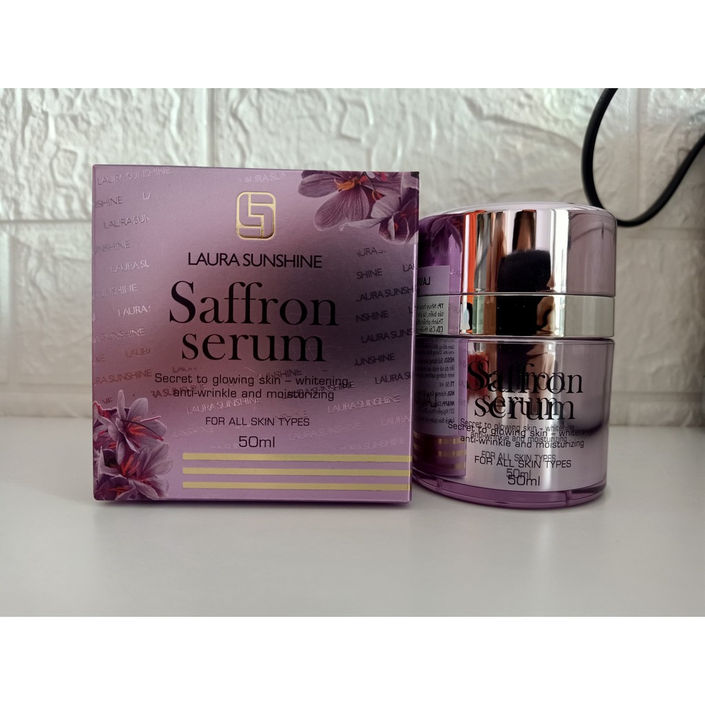 Serum nhụy hoa nghệ tây Laura Sunshine Saffron ảnh 2