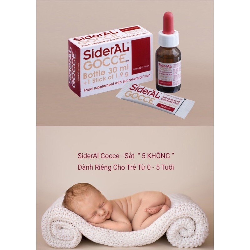 SiderAl Gocce - Bổ sung sắt cho trẻ ảnh 1