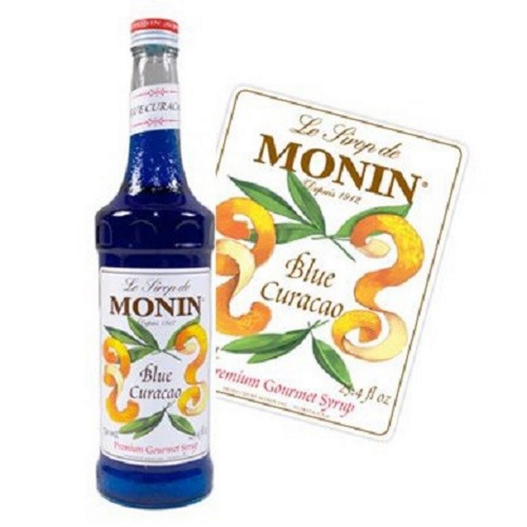 Siro Monin blue curacao vỏ cam ảnh 1