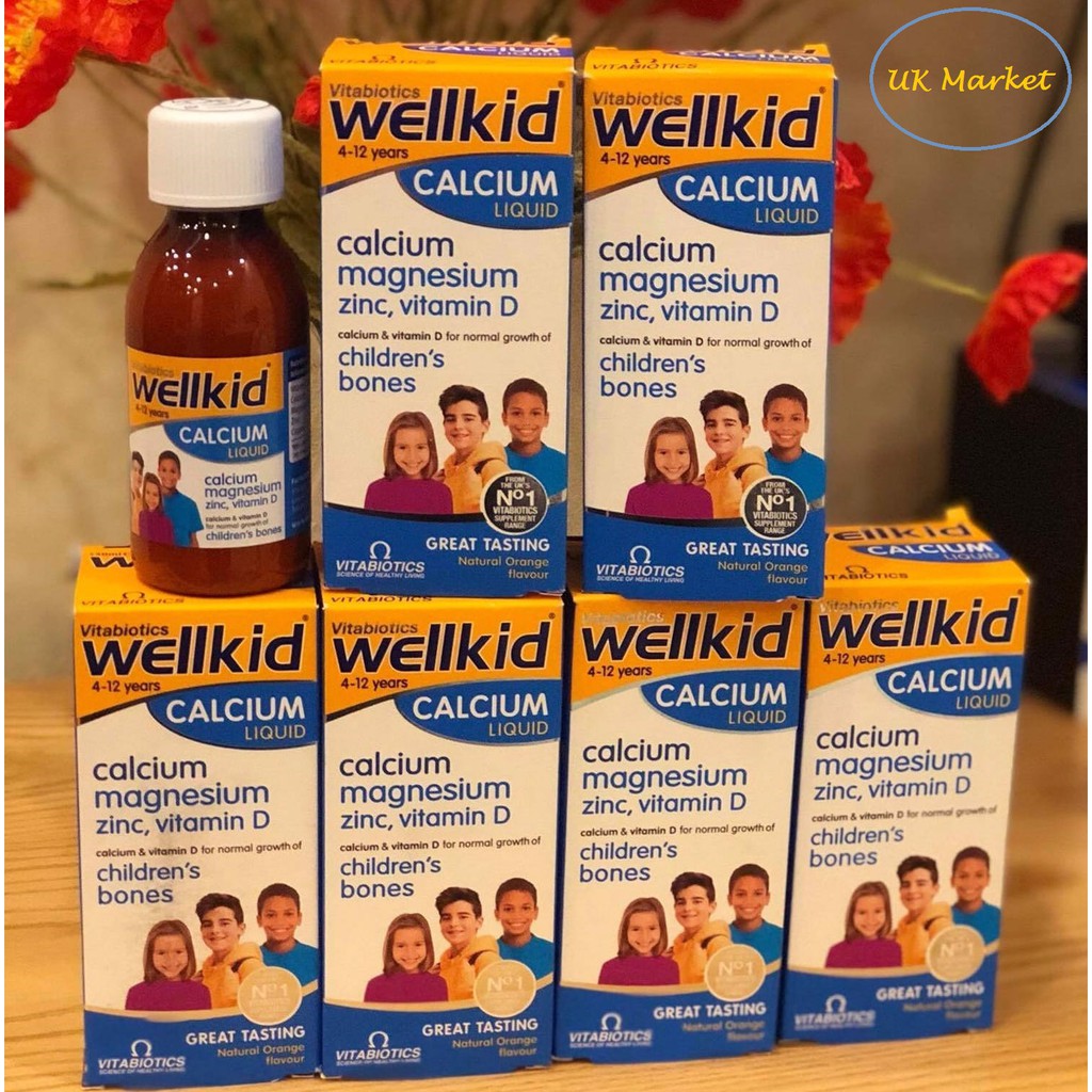 Canxi nước Wellkid Calcium Liquid ảnh 1