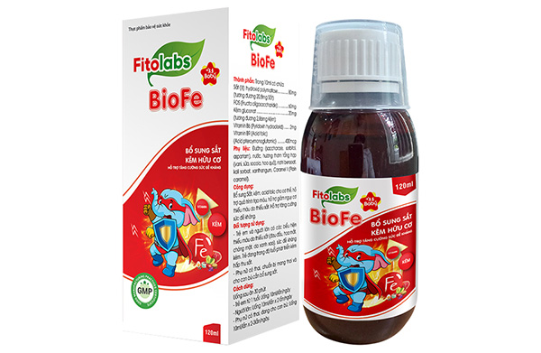 Siro bổ sung sắt hữu cơ Fitolabs BioFe ảnh 1