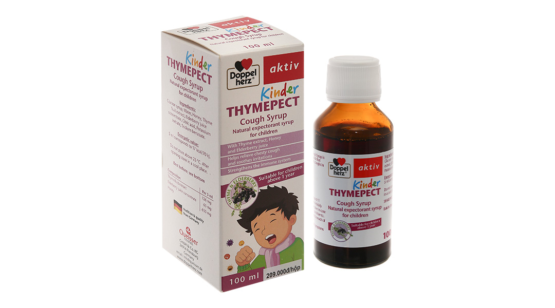 Siro trị ho Doppelherz Kinder Thymepect ảnh 2