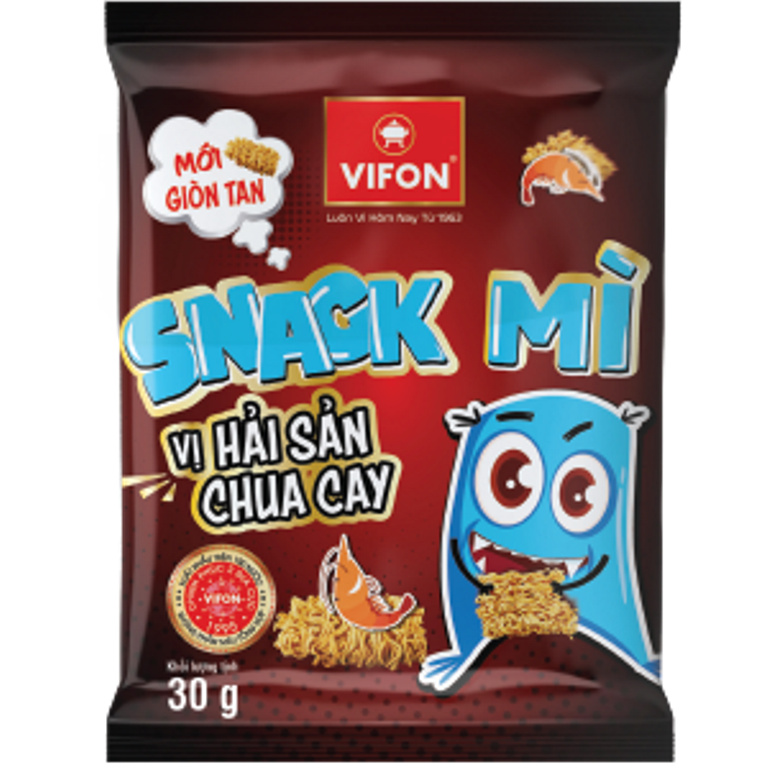 Snack mì vị hải sản chua cay Vifon ảnh 1