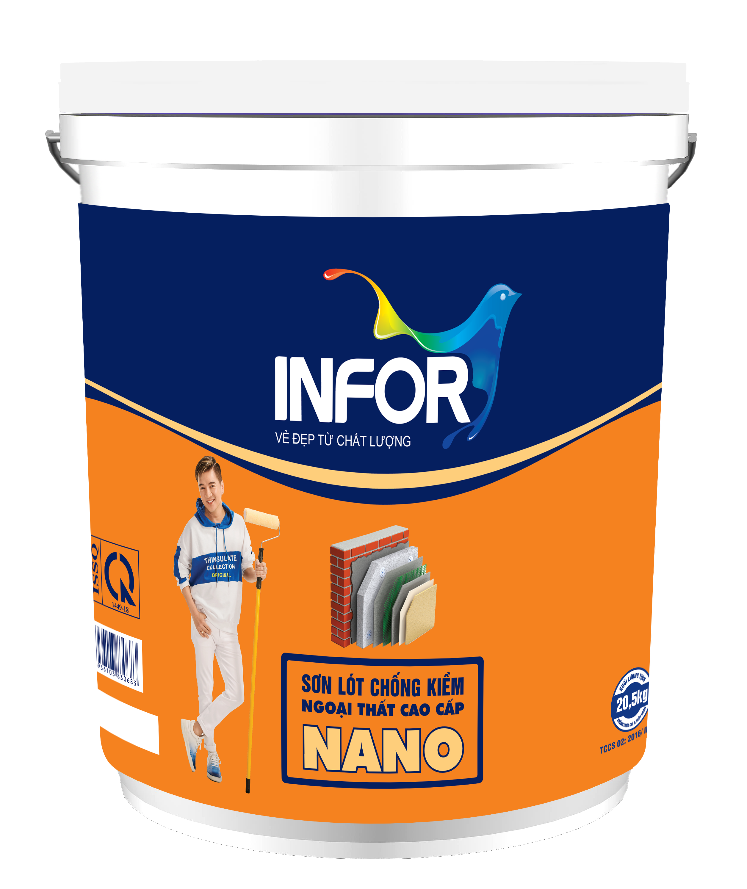 Sơn lót chống kiềm Infor Nano ngoại thất ảnh 1