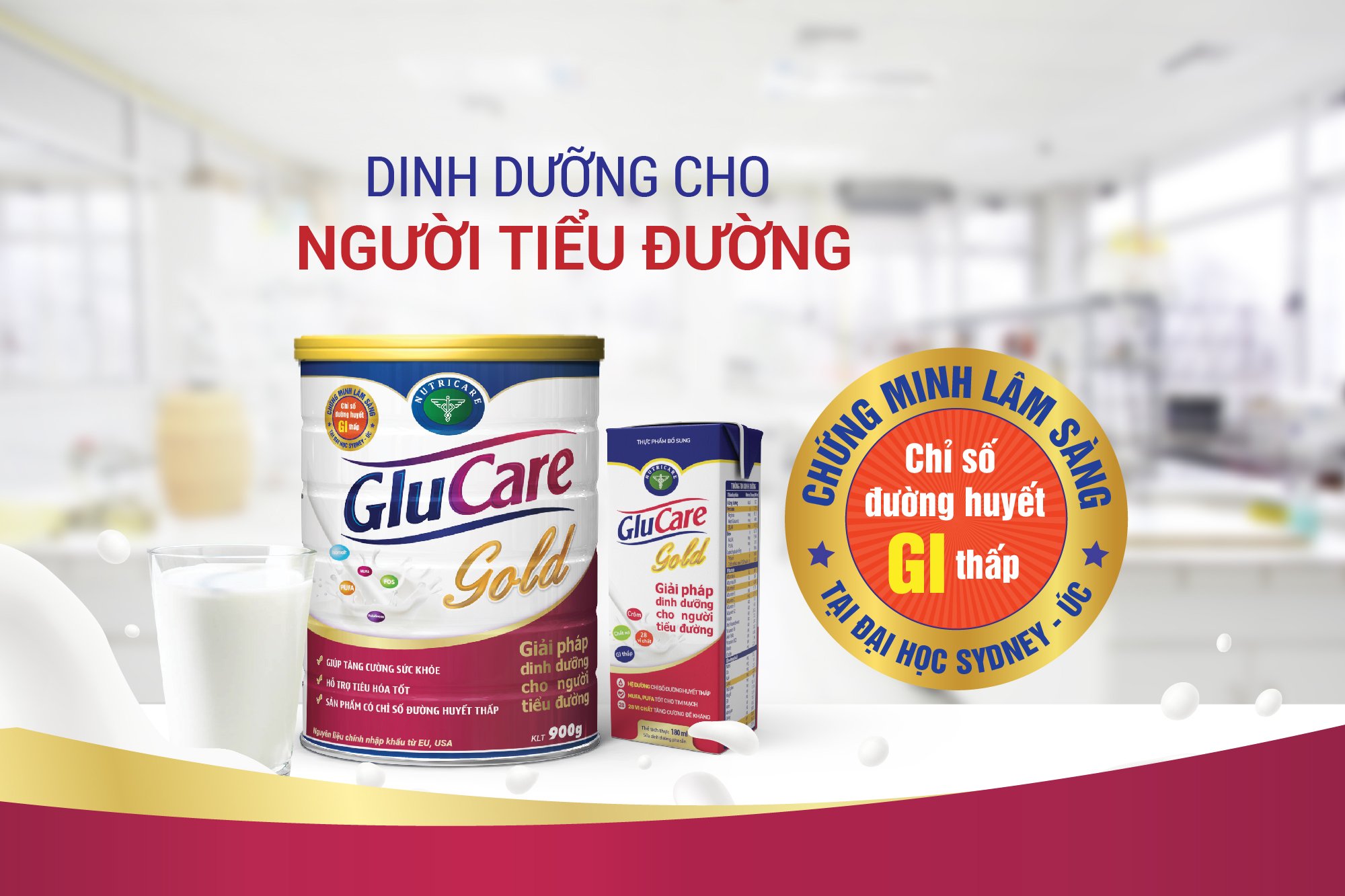 Sữa Glucare Gold ảnh 3